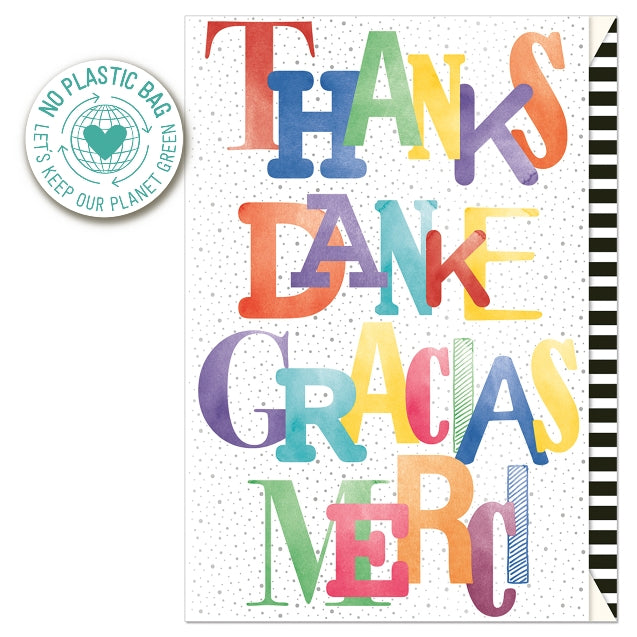 International Thanks Card