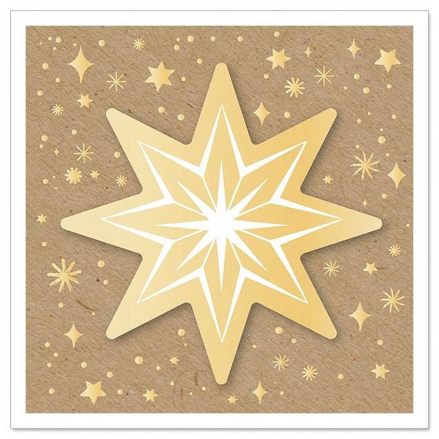 Mini Card - Organics Christmas Star
