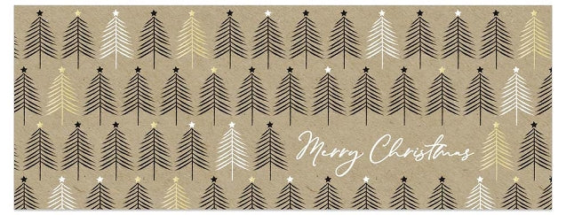 No. 10 Pure Card - Christmas Trees
