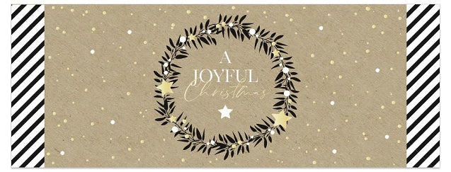 No. 10 Pure Card - Christmas Wreath