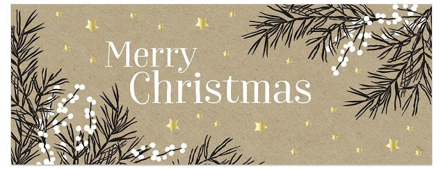 No. 10 Pure Card - Merry Christmas