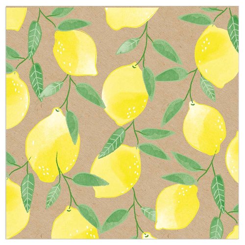 Luncheon Napkin Lemons