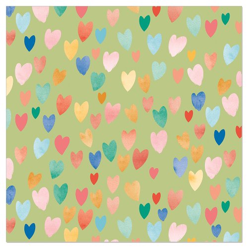 Luncheon Napkin Confetti Hearts
