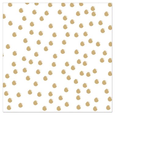 Luncheon Napkin Gold Confetti