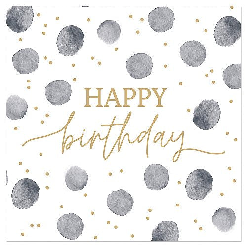 Luncheon Napkin Birthday Dots