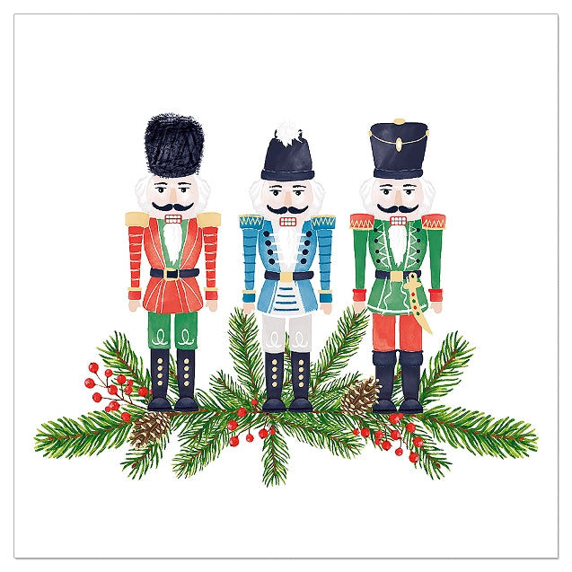 Luncheon Napkin Nutcracker Soldiers