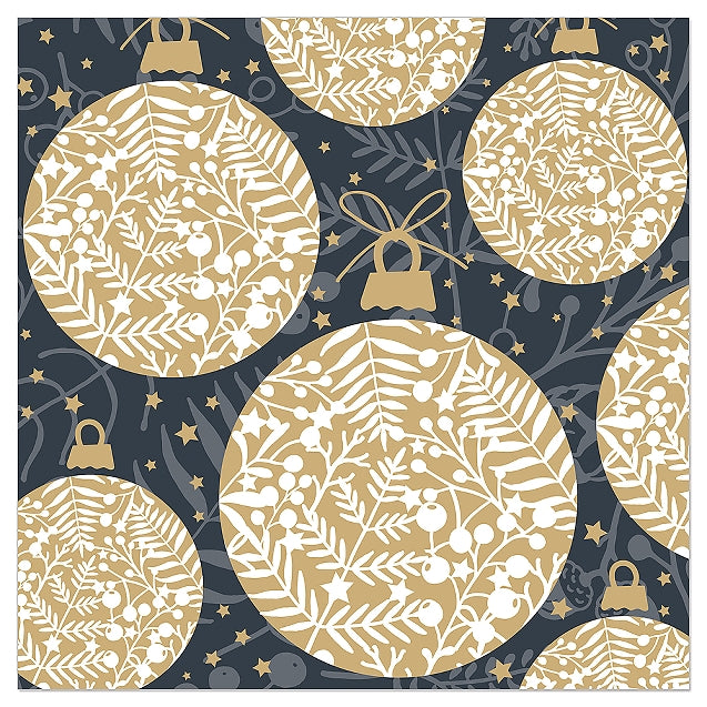 Luncheon Napkin Christmas Ornaments