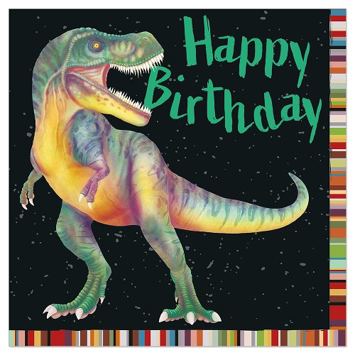 Luncheon Napkin Dino Birthday