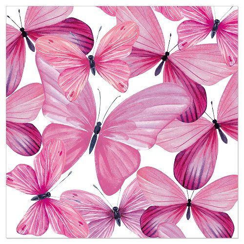 Luncheon Napkin Social Butterfly