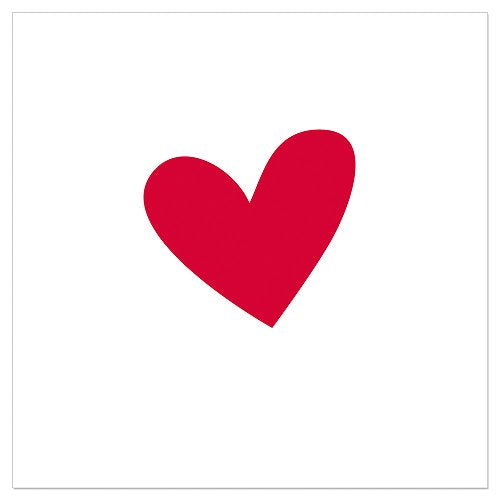 Luncheon Napkin Simple Heart
