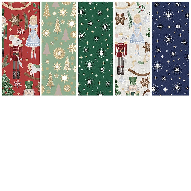 Gift Wrap Roll Set - Nutcracker