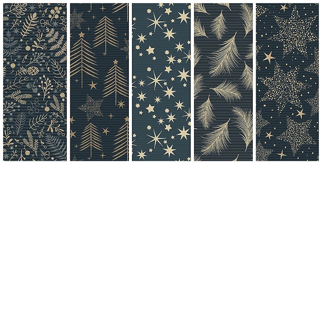 Gift Wrap Roll Set - Noel Noir