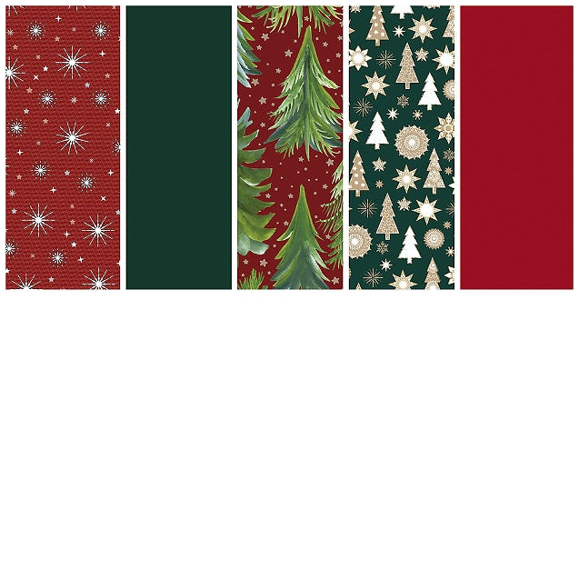 Gift Wrap Roll Set - Christmas Trees