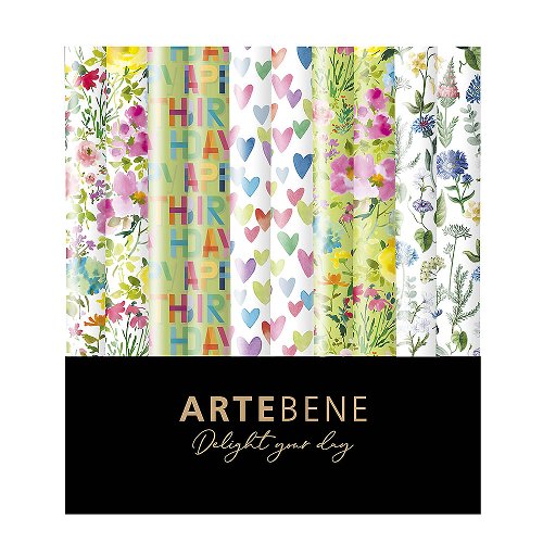 Gift Wrap Roll Set - Petals & Posies