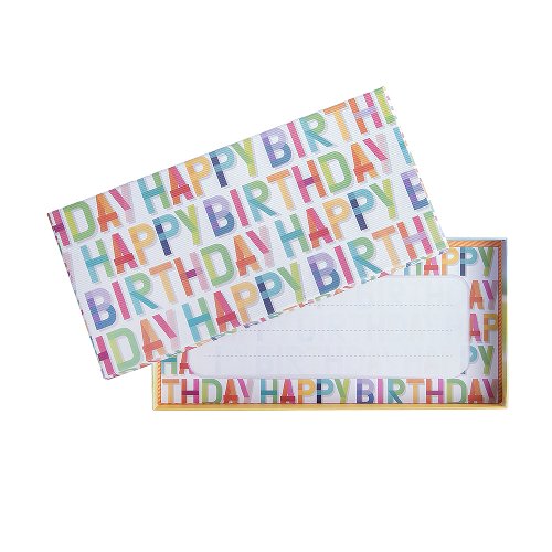 Voucher Gift Box - Multicolor Happy Birthday