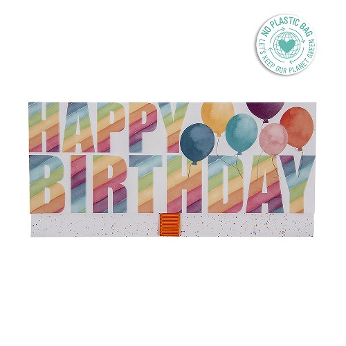 Voucher Envelope Large - Colourful Birthday