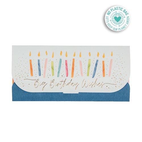 Voucher Envelope Large - Birthday Candles