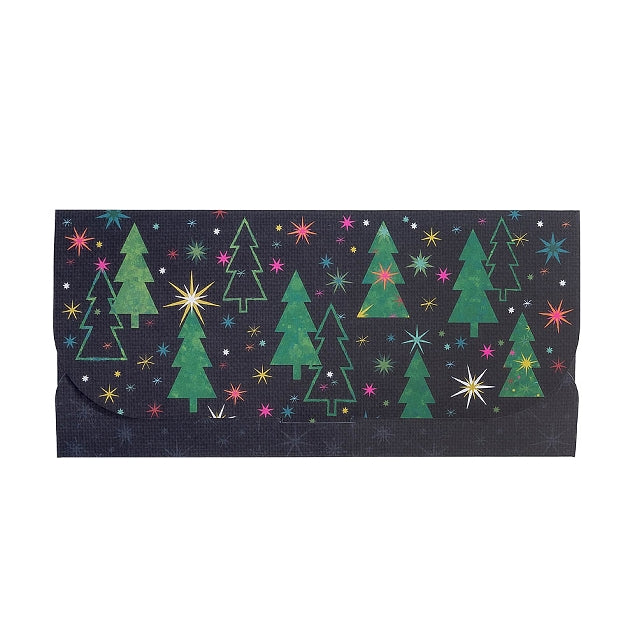 Voucher Envelope Large - Modern Christmas Trees