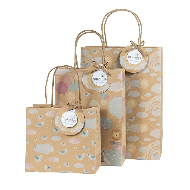 Gift Bag Assorted Set of 3 Organics Noah's Ark