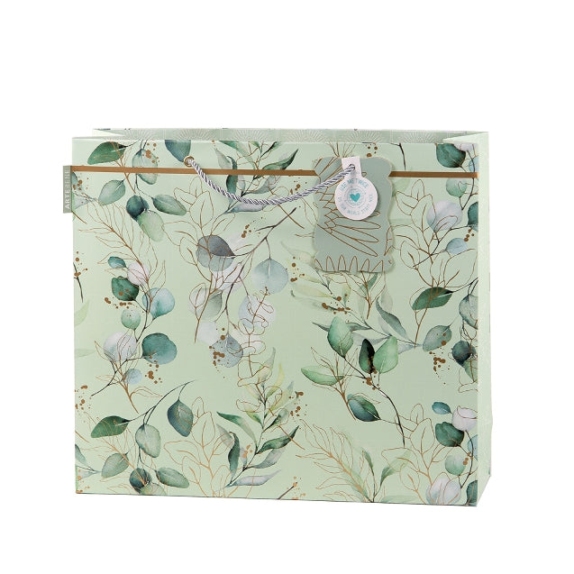 Gift Bag XL Mint Green Eucalyptus
