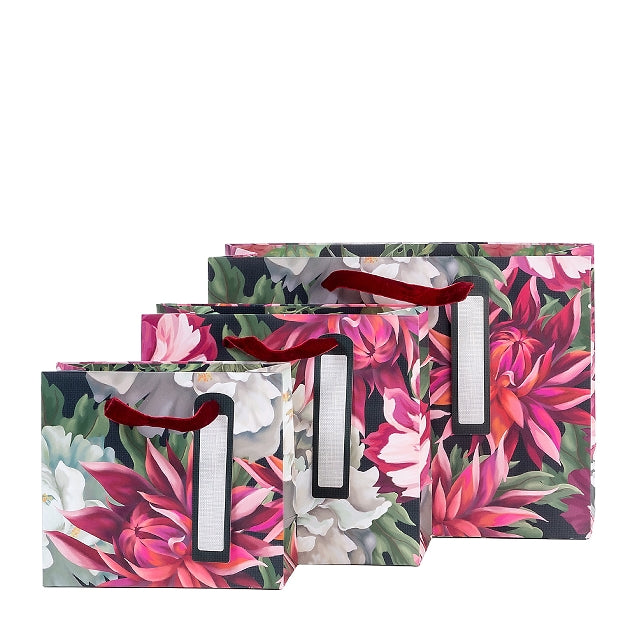 Gift Bag Assorted Wide Set of 3 Autumn Blossom