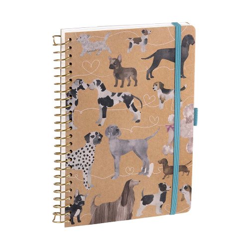 Majoie Spiral Notebook Thin - Dogs