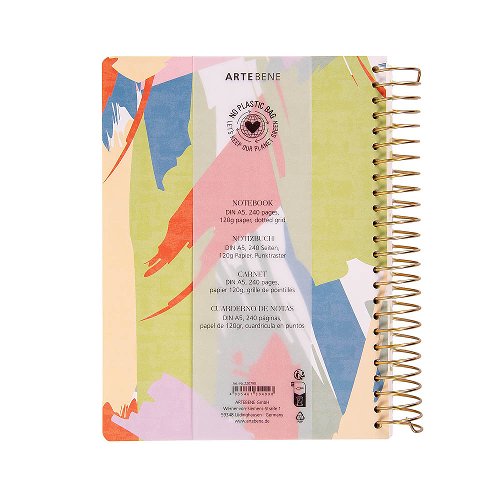 Majoie Spiral Notebook - Flower Field