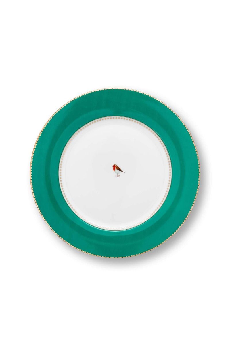 Plate Love Birds Emerald 26.5cm