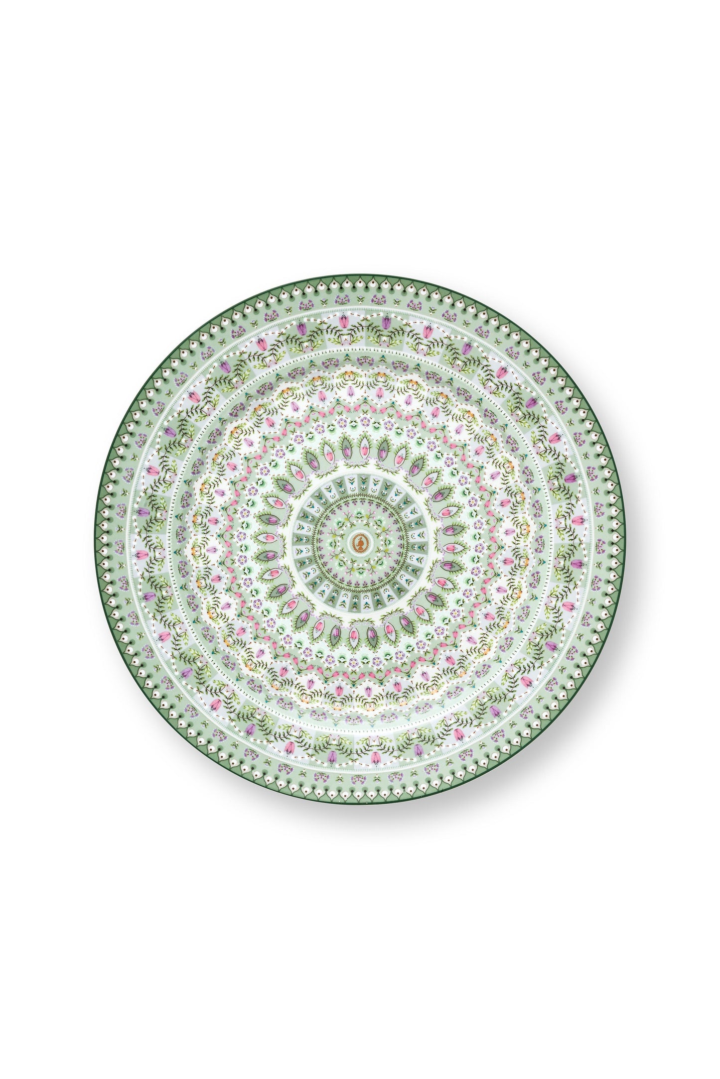 Plate Lily & Lotus Moon Delight Light Green 32cm