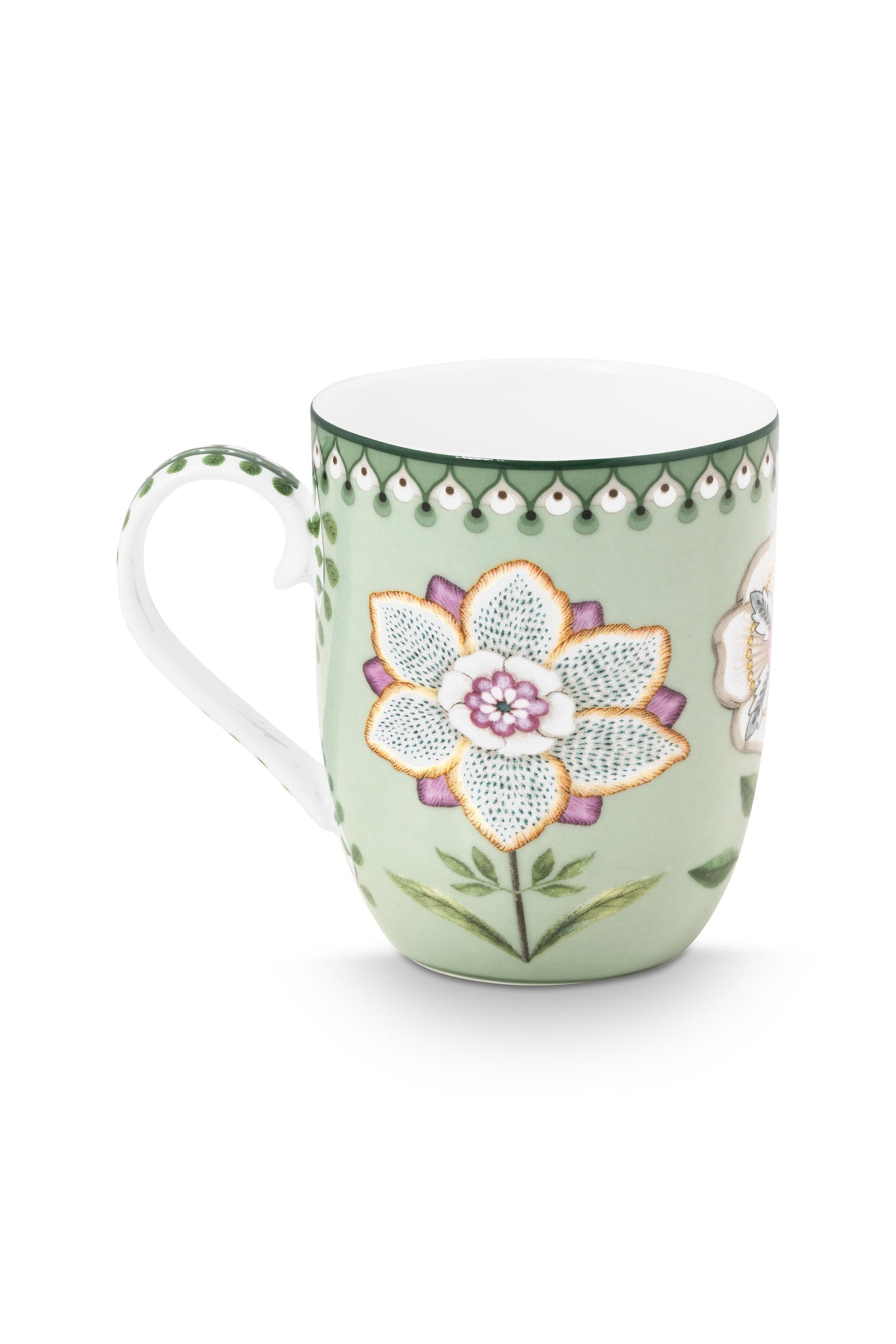 Mug Small Lily & Lotus Light Green 145ml