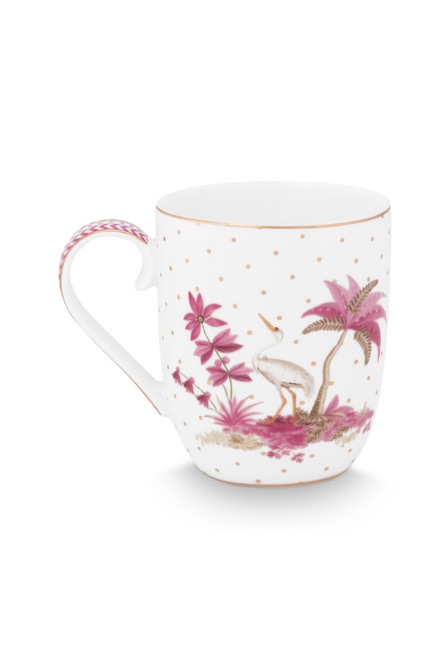 Mug Small Jolie Dots Gold Pink 145ml