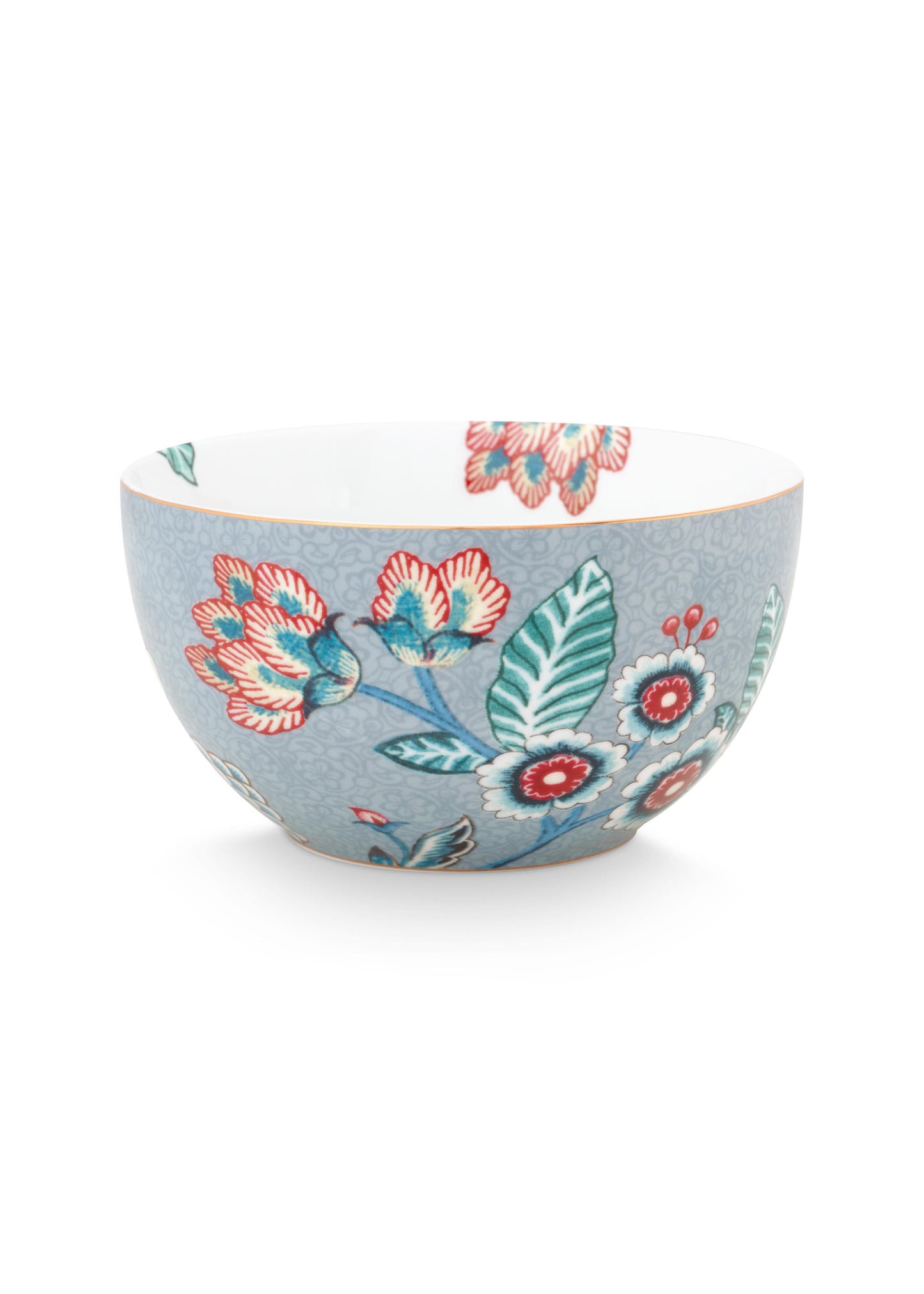 Bowl Flower Festival Light Blue 12cm