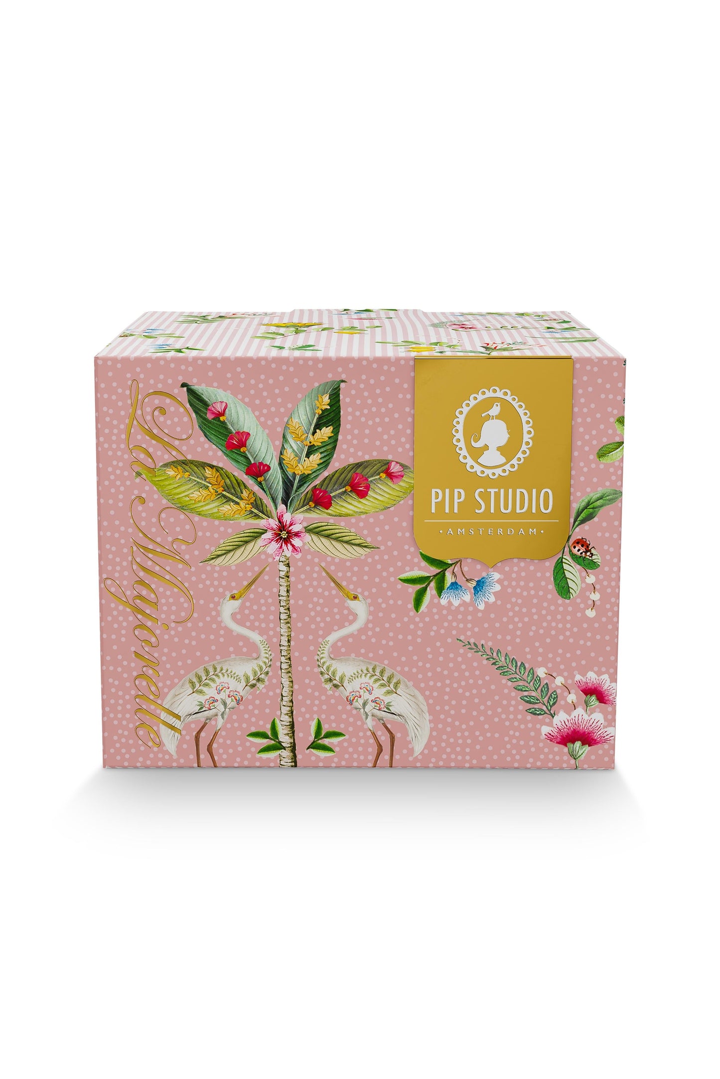 Gift Set of 2 Espresso Cups & Saucers La Majorelle Pink 120ml