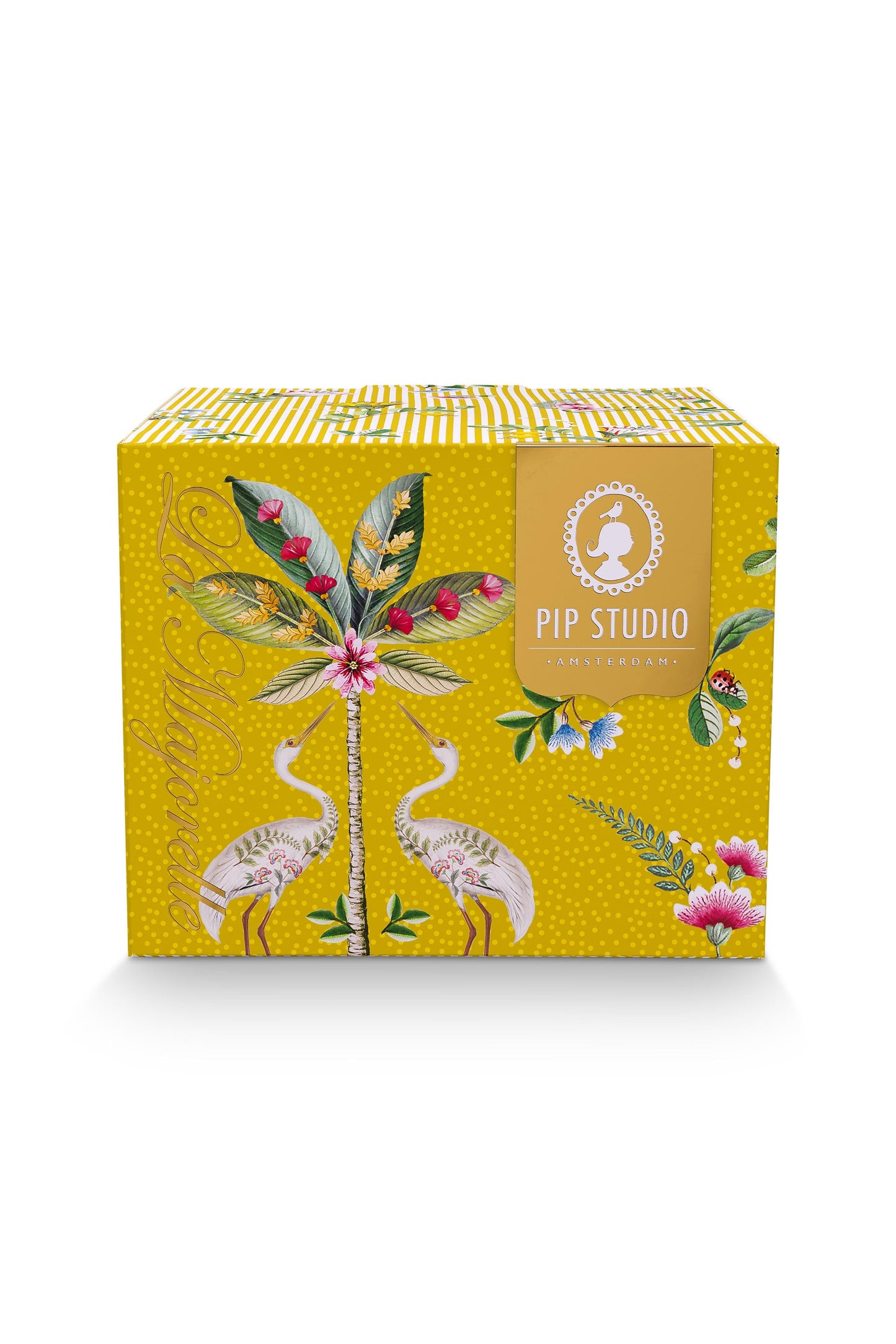 Gift Set of 2 Espresso Cups & Saucers La Majorelle Yellow 120ml