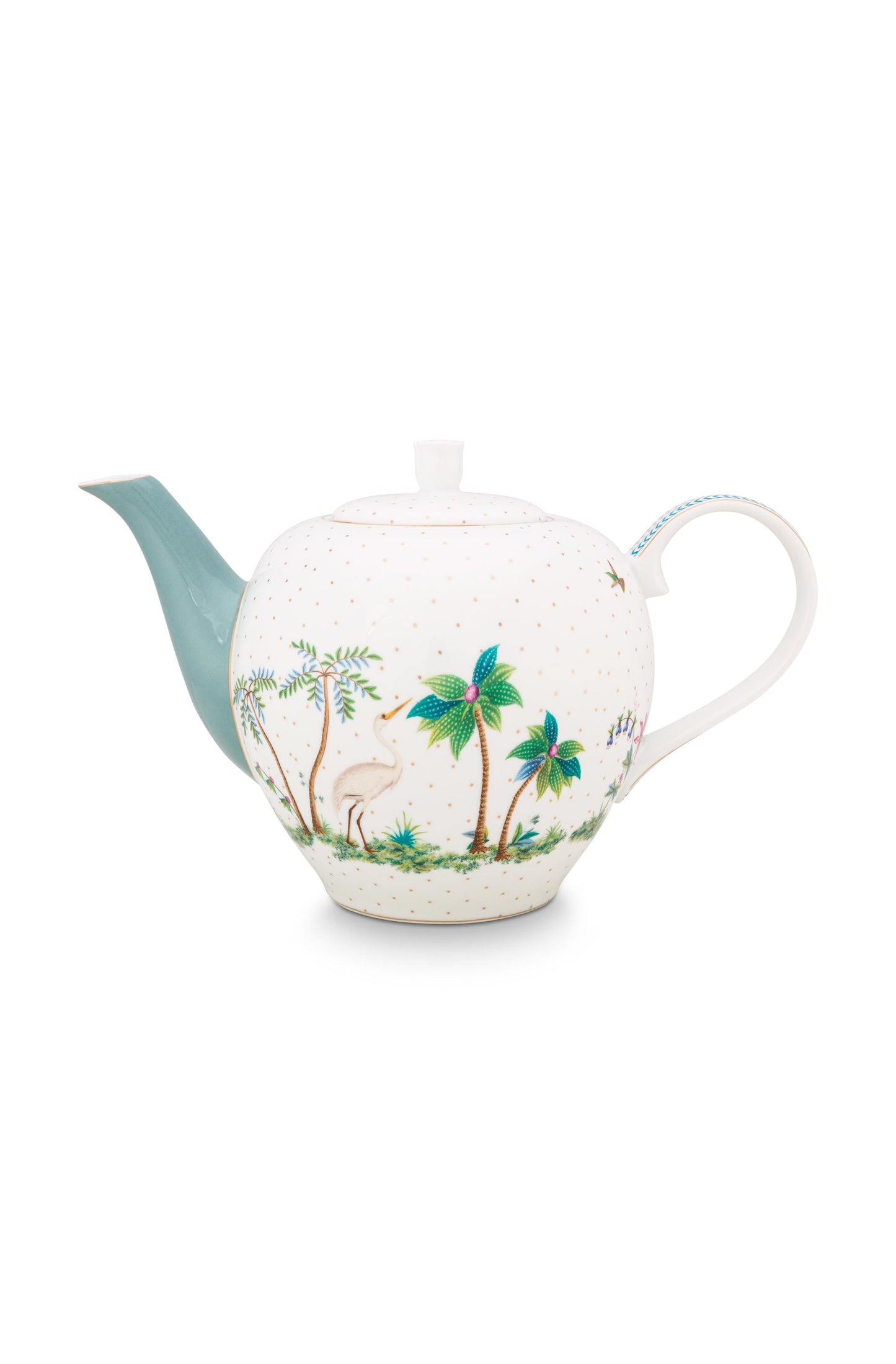 Teapot Large Jolie Dots Gold 1.6ltr