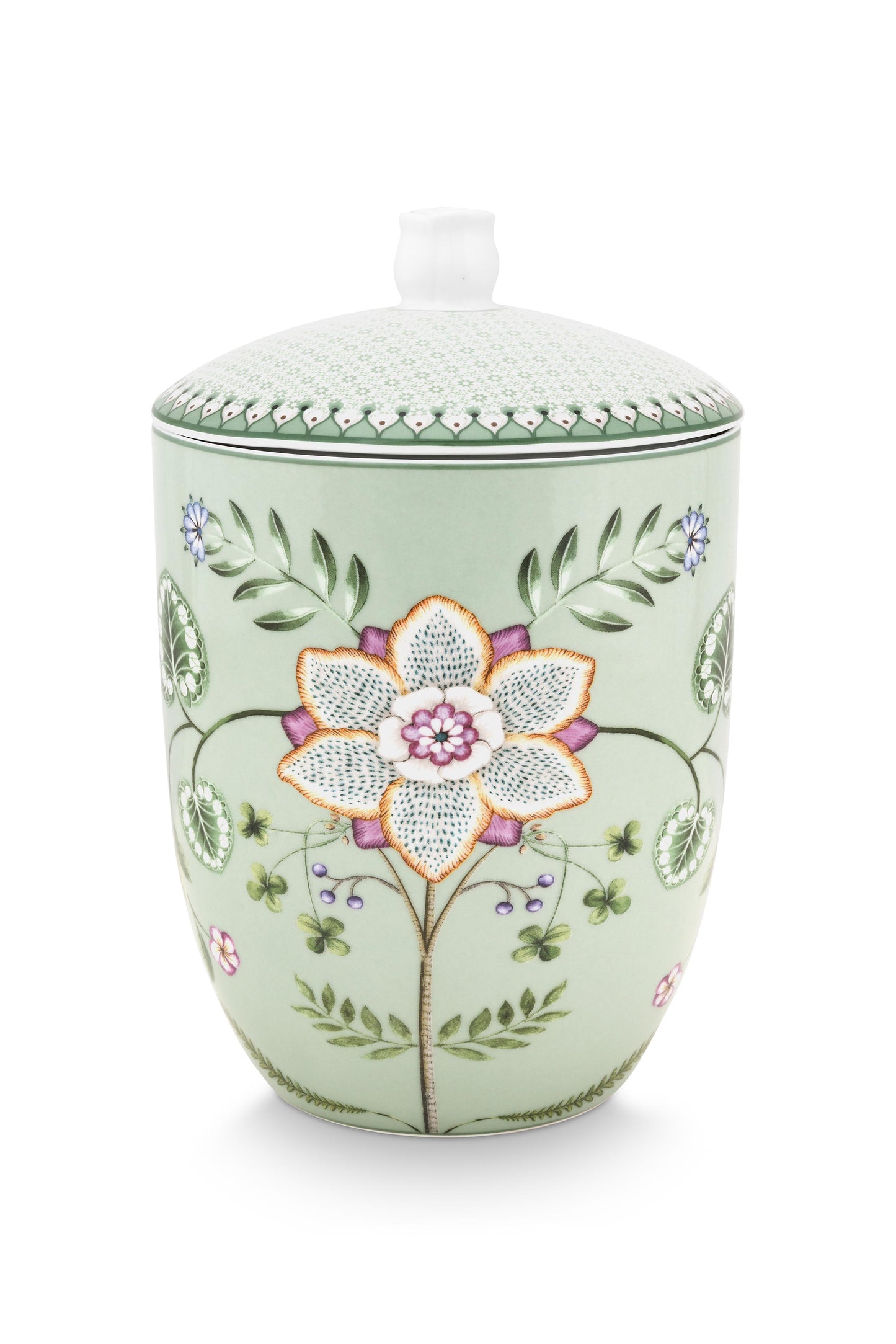 Storage Jar Lily & Lotus Light Green 1.5ltr