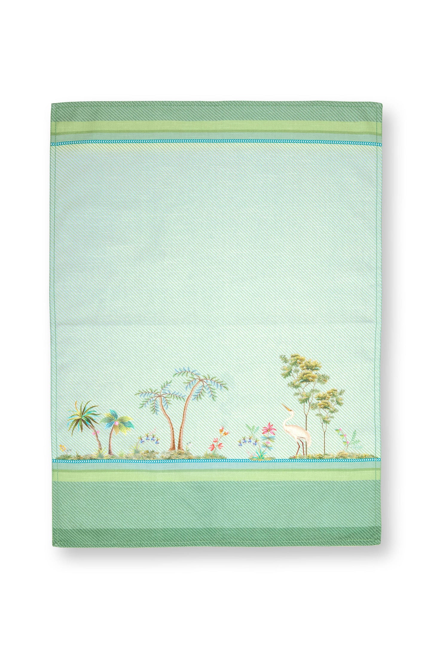 Tea Towel Jolie Heron Small Green 50x70cm