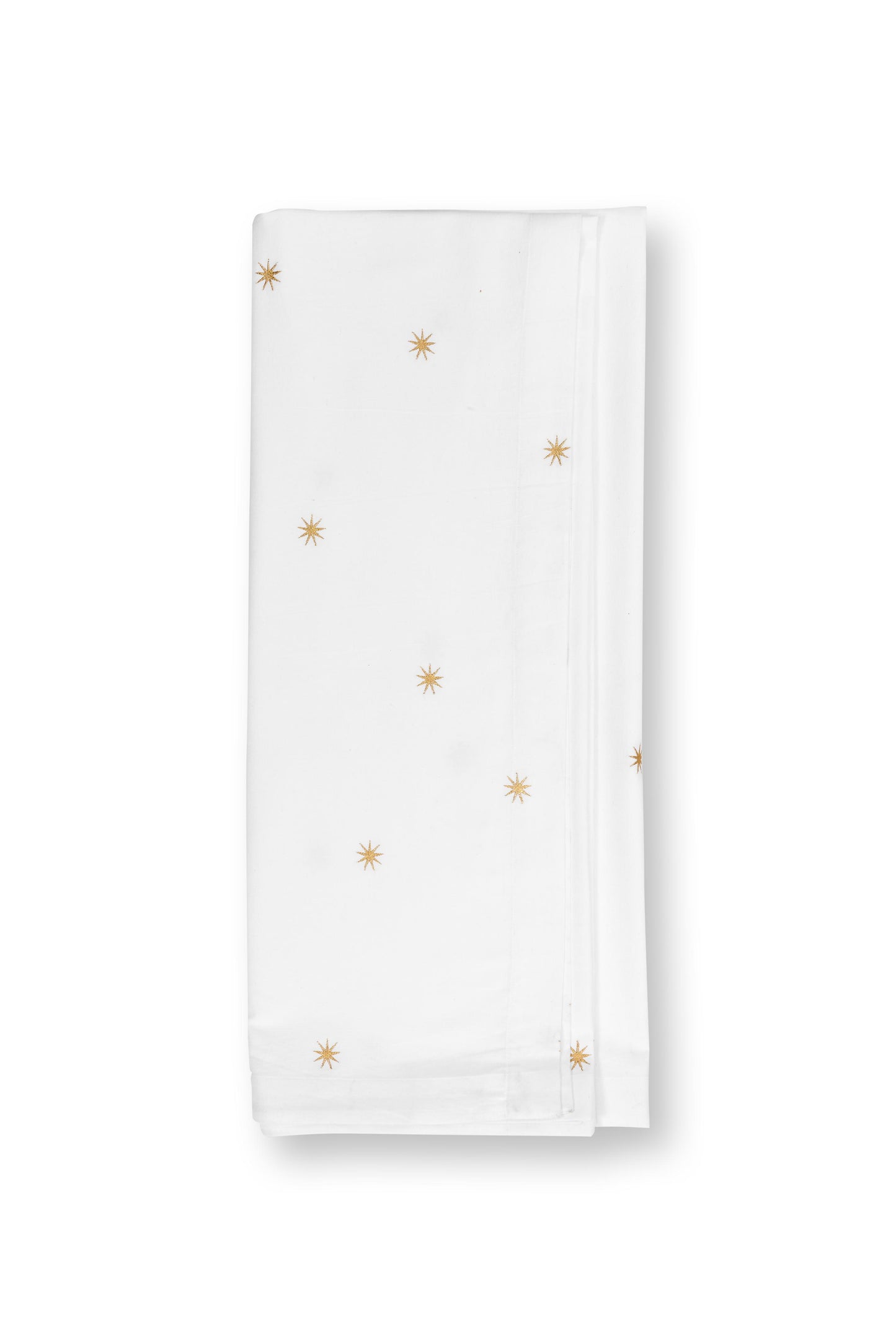 Tablecloth Embroidery Stars Gold 160x250cm