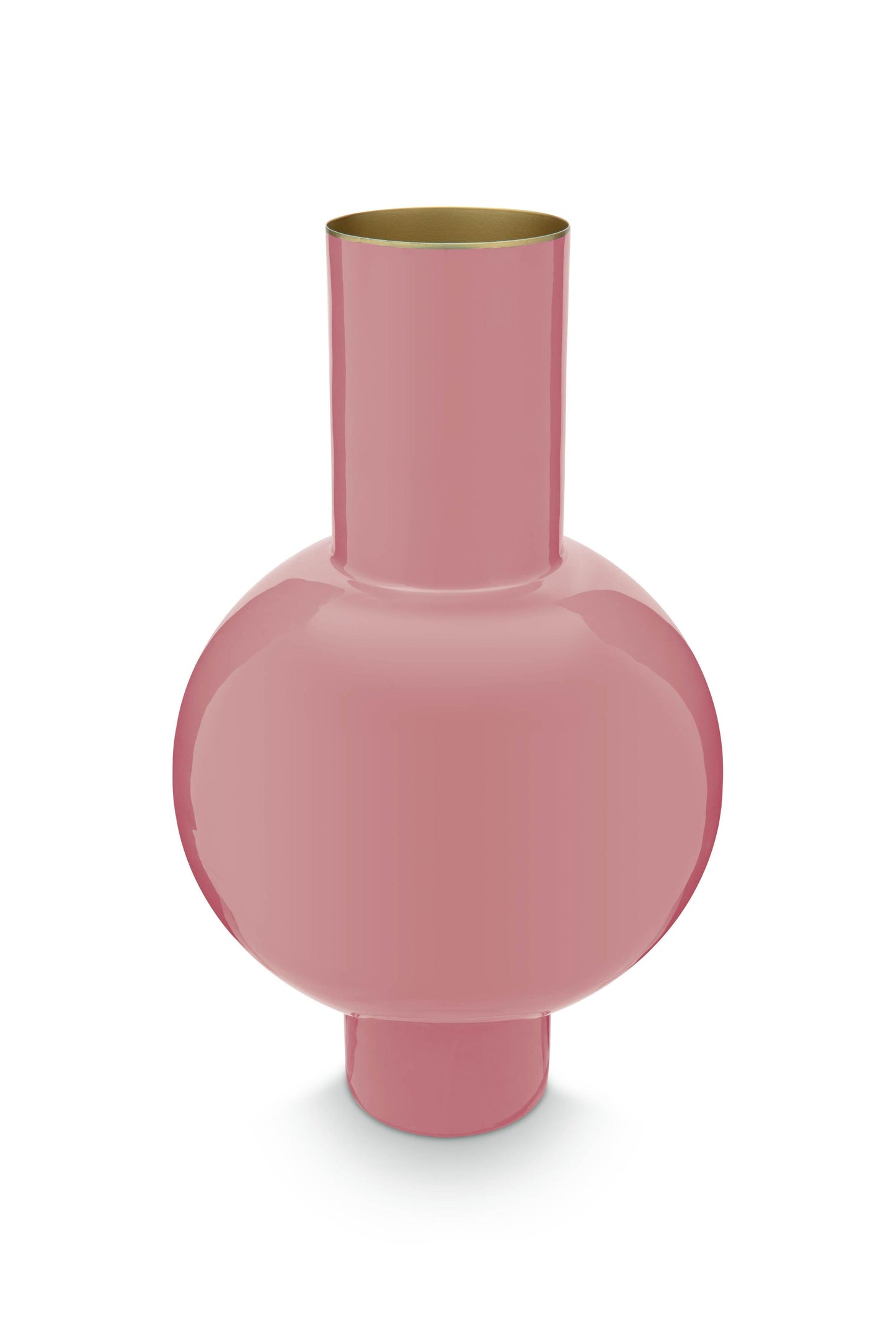 Vase Metal Medium Pink 24x40cm