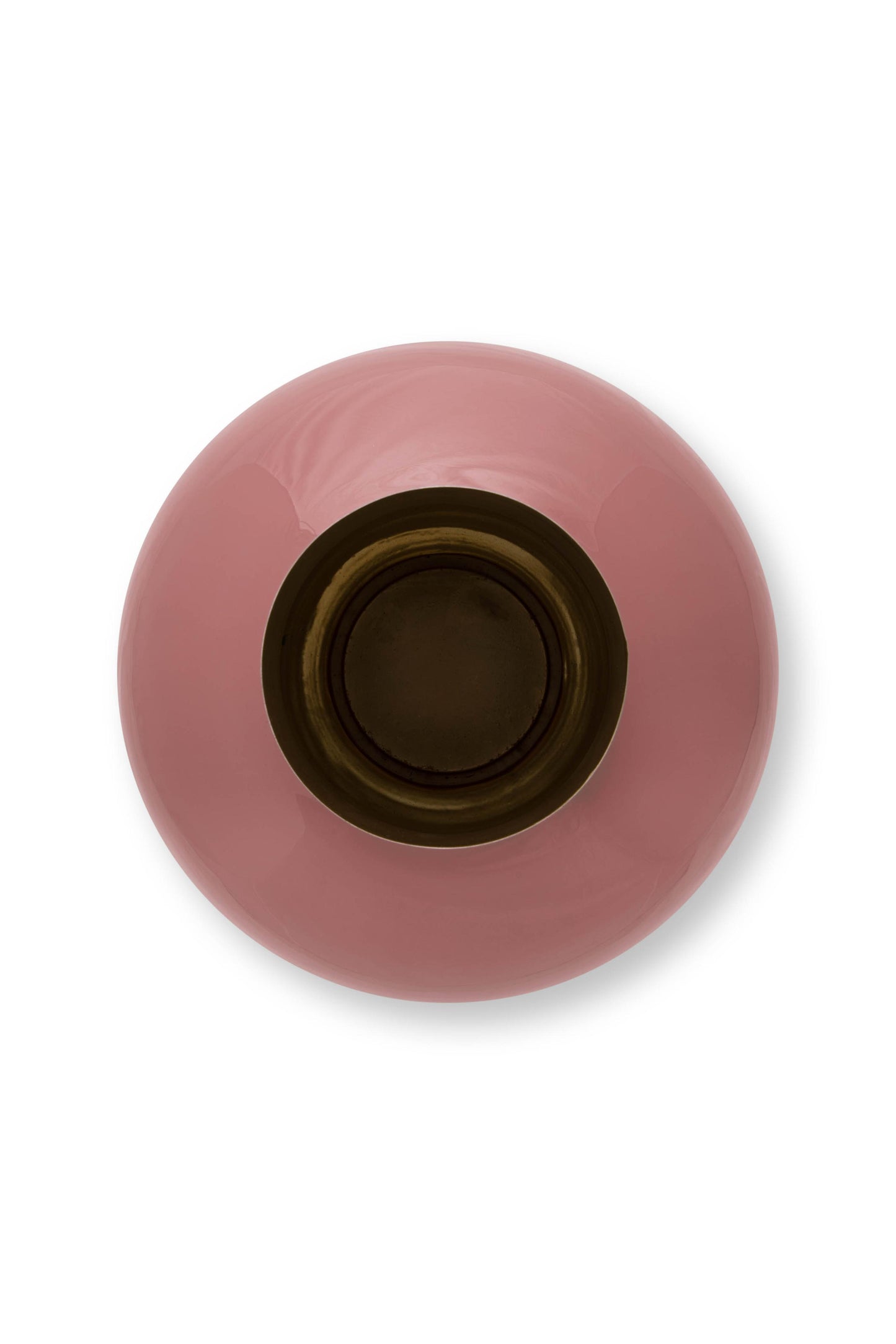 Vase Metal Large Old Pink 31.5x42cm