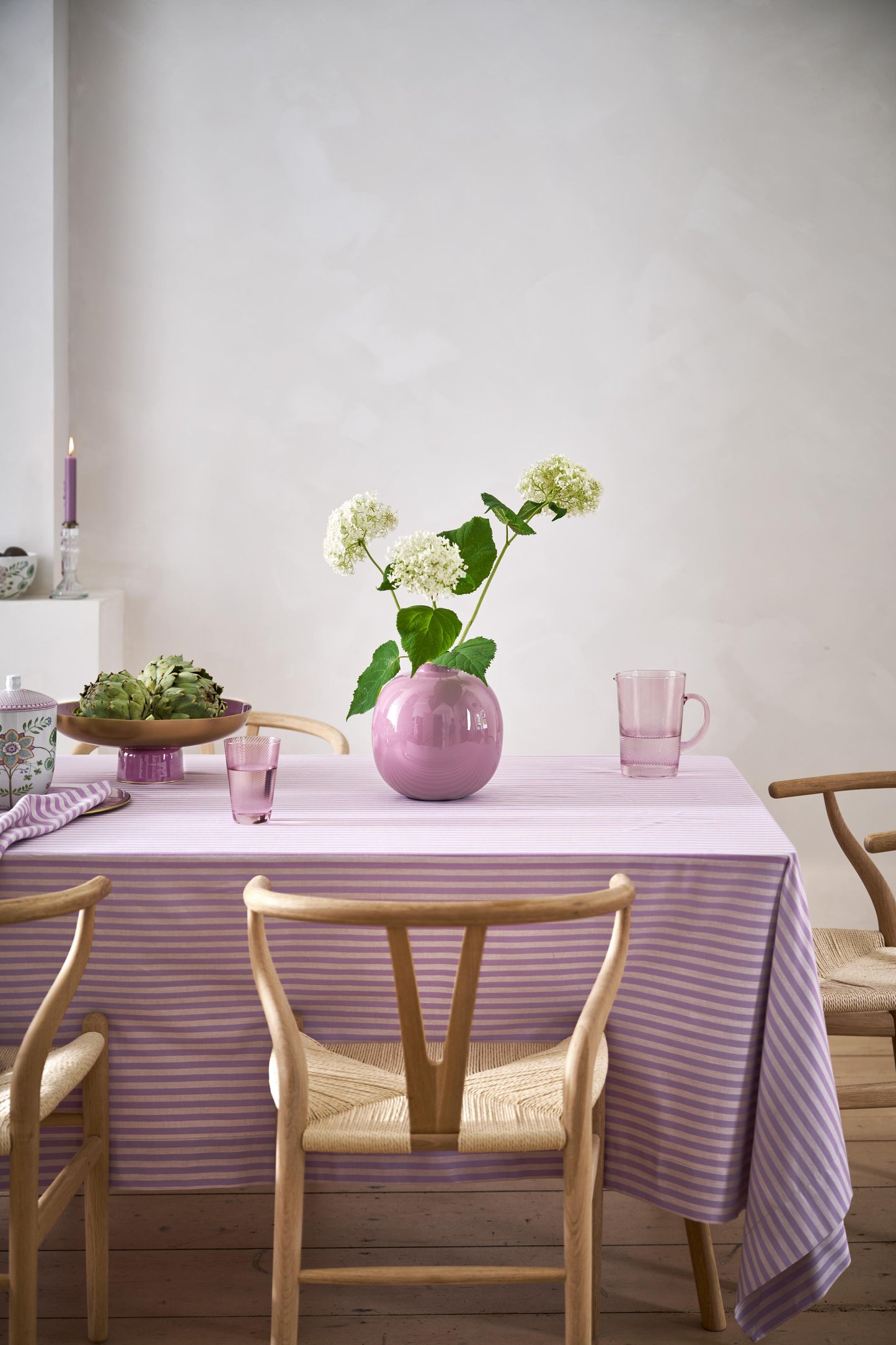 Vase Metal Lilac 23cm