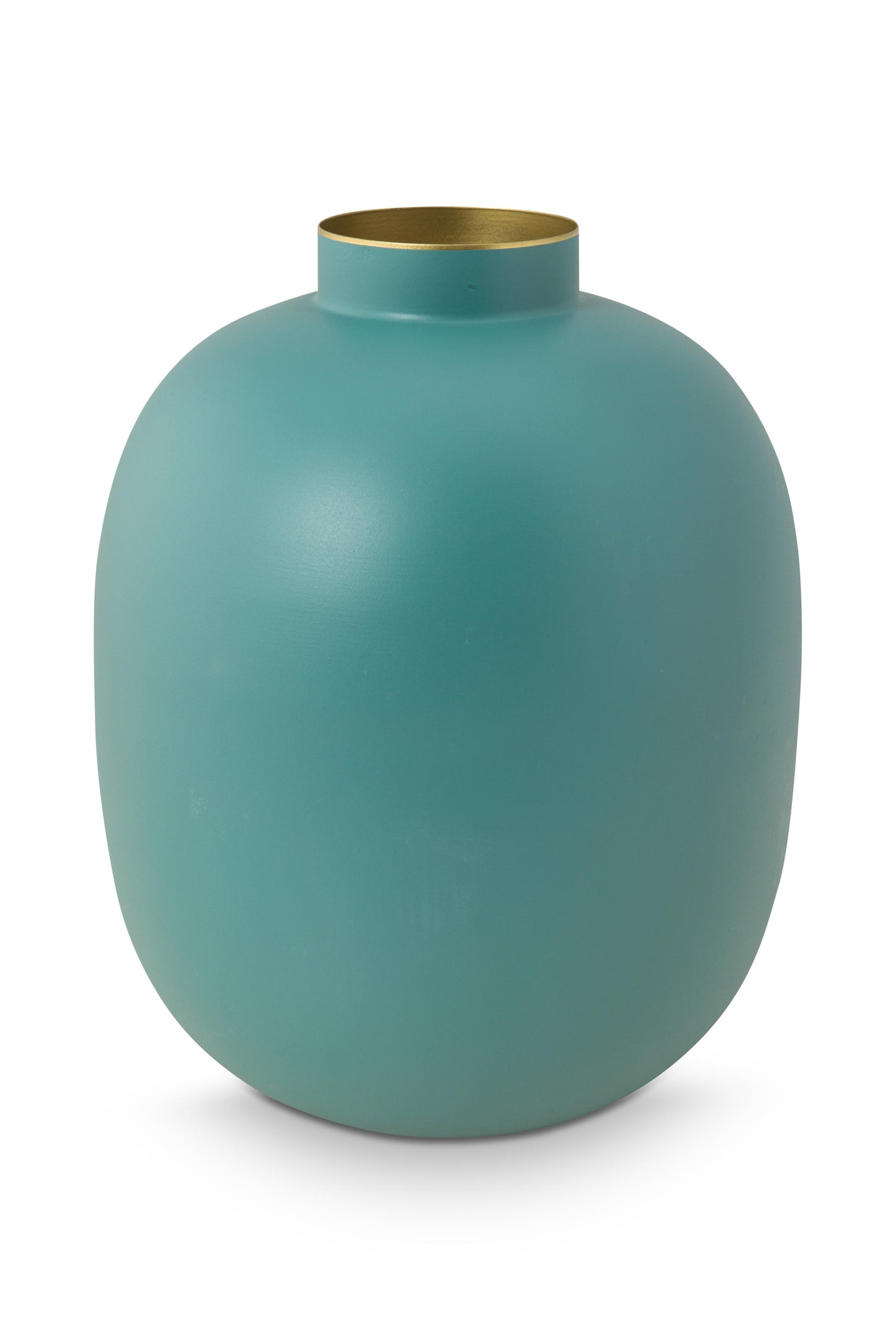 Vase Metal Matte Light Blue 32cm