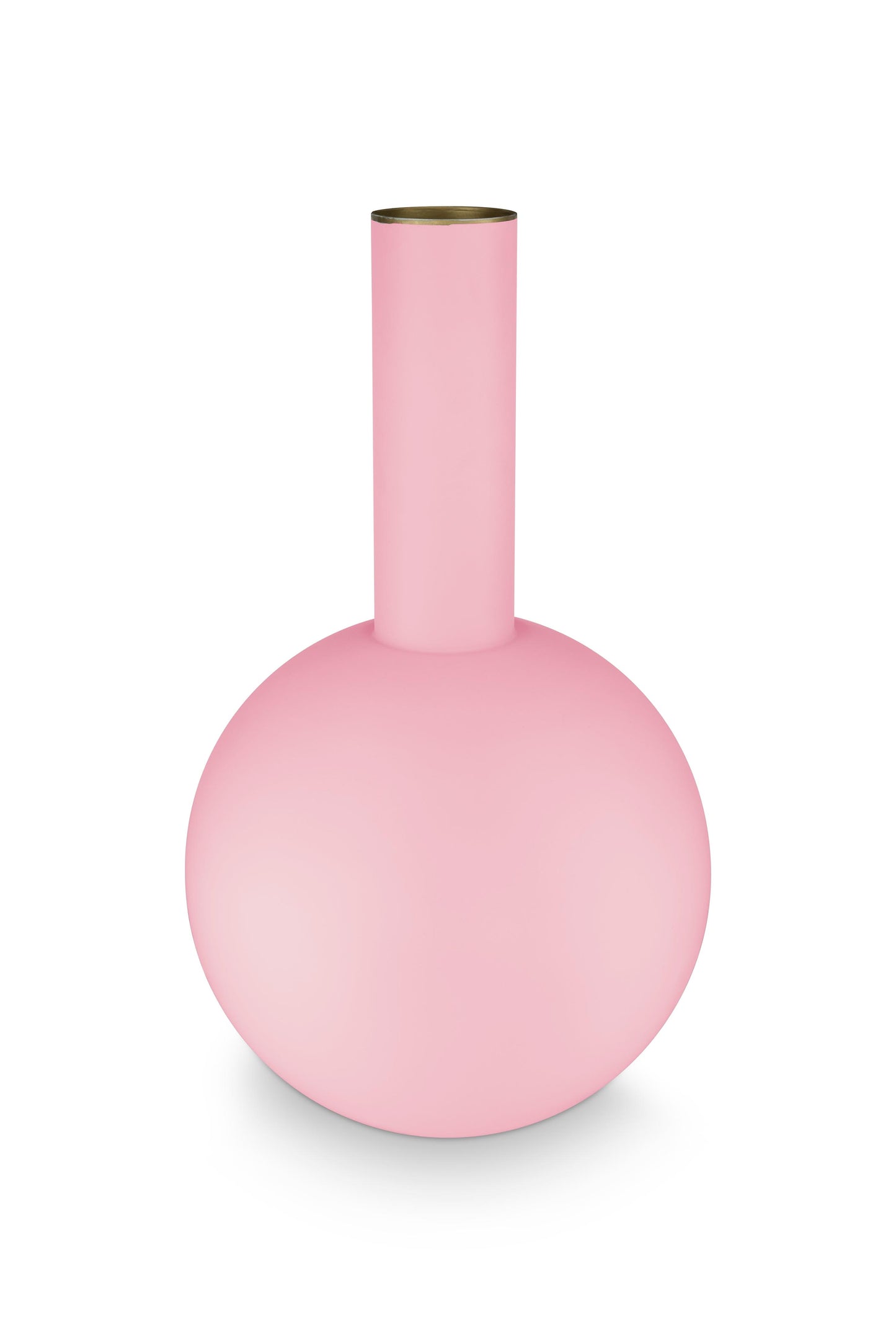 Vase Metal Large Matte Light Pink 24.5x42cm