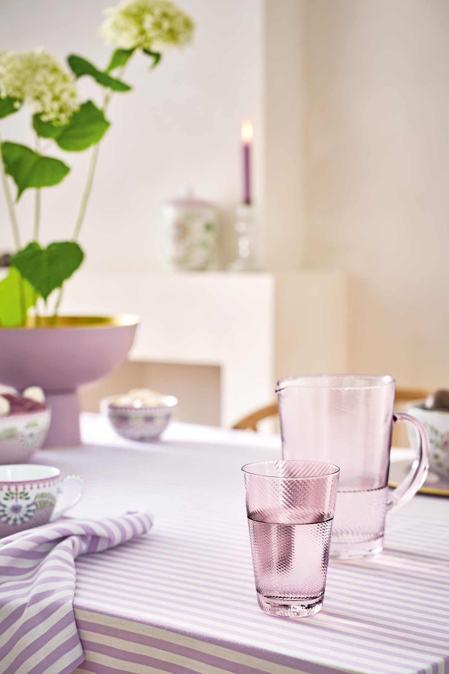 Longdrink Glass Twisted Lilac 420ml