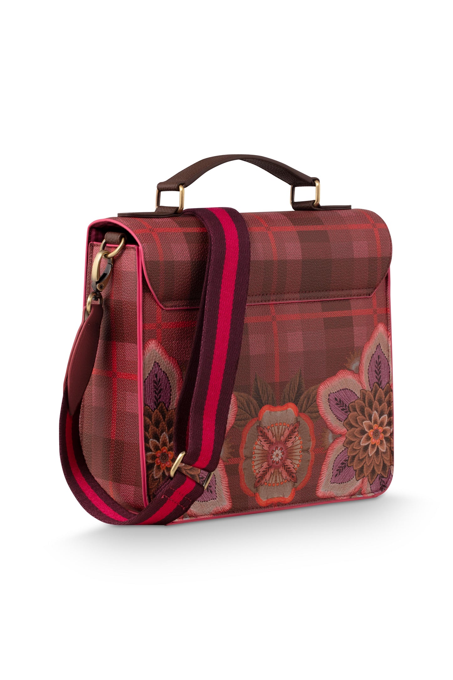 Frances Cross Body Flap Flores Felices 25x9x21.5cm