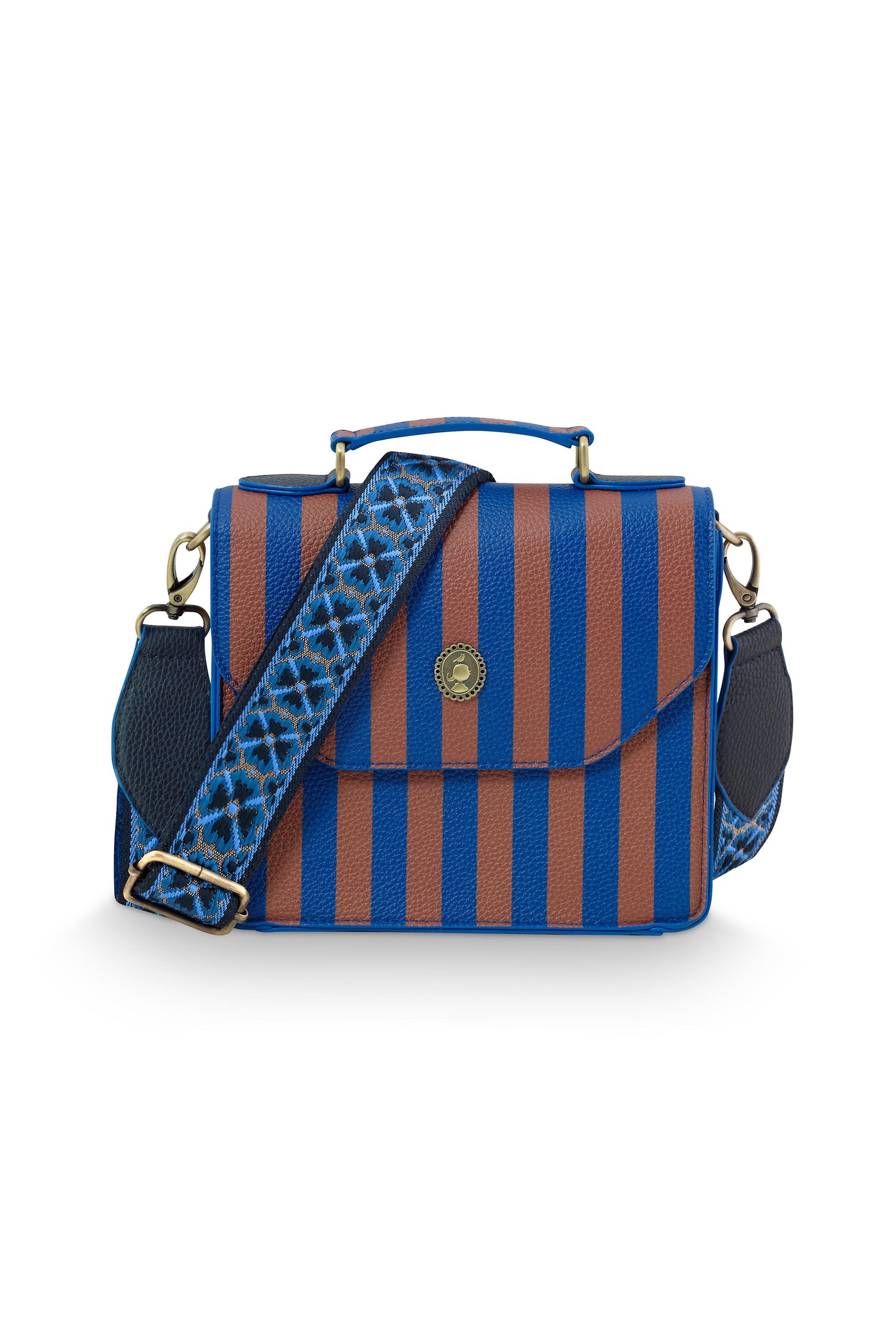 Frances Cross Body Bag Small Stripe 19x7x17.5cm