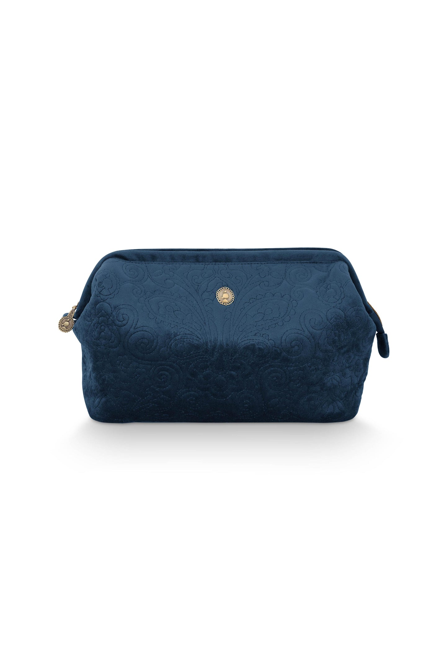 Cosmetic Purse Extra Large Velvet Quilted 30x13.8x20.7cm