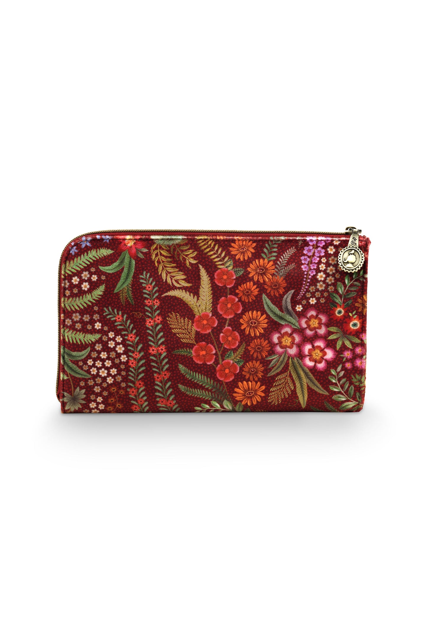 Cloe Cosmetic Zipper Pouch Querida Velvet 21x3.5x12.5cm