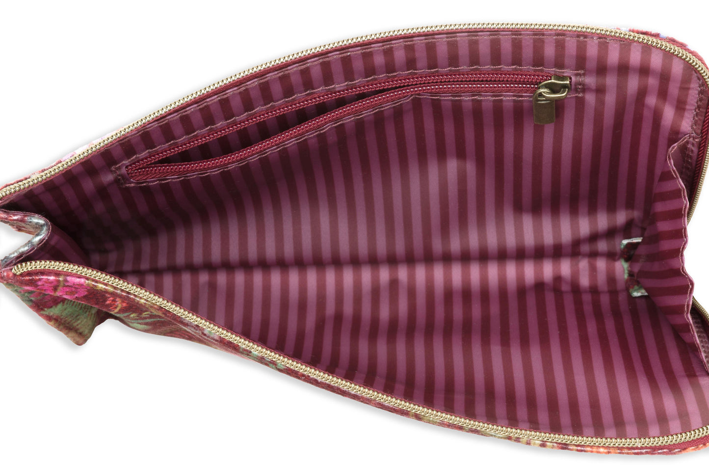Cloe Cosmetic Zipper Pouch Querida Velvet 21x3.5x12.5cm