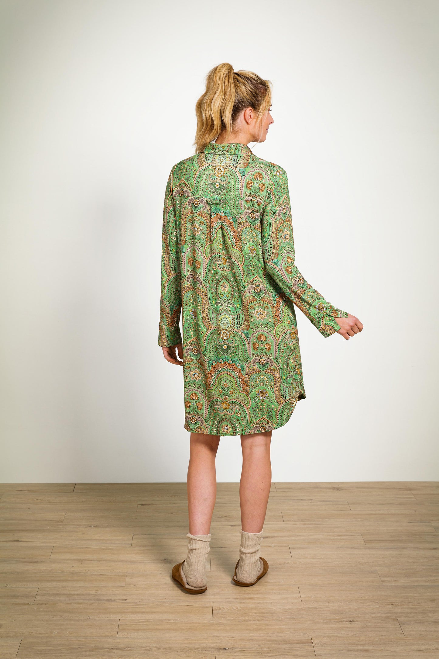 Daaltje Long Sleeve Nightdress Jabali